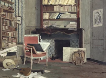 Interior of the Study of Doctor X
